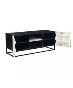 Cosma Porta TV Stanford - Mobile in legno di mango marrone 140x46x56 cm