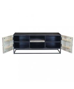 Cosma Porta TV Stanford - Mobile in legno di mango marrone 140x46x56 cm