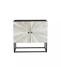 Cosma Mobile Soggiorno Basso 85x40x80 cm Marrone in Legno di Mango