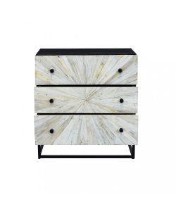 Cosma Mobile Kimball 3 cassetti legno mango 75x45xH81 cm marrone