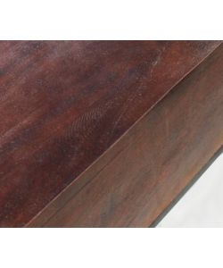Cosma Consolle Daly in Legno di Mango e Ferro Marrone 120x30x76 cm