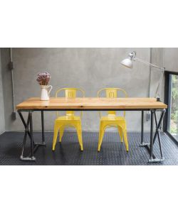 Cosma Sedia Modello Lola Giallo Antico in Metallo 35x45x85