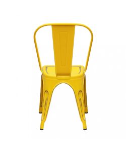 Cosma Sedia Modello Lola Giallo Antico in Metallo 35x45x85