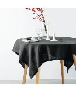 Cosma Tavolo Rotondo diam. 120 cm Grigio in Legno con Piano in ABS