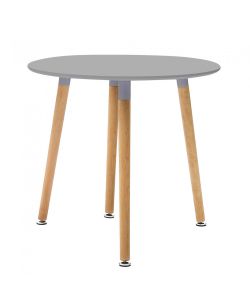 Cosma Tavolo da Giardino Lione Rotondo diam. 80cm Grigio Fisso Legno