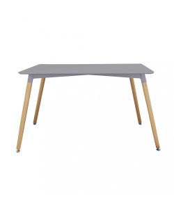 Cosma Tavolo da Giardino Rettangolare 120x80 cm Grigio Moderno