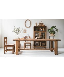 Cosma Mobile Elvin in Pino Riciclato Marrone 90x40x160 cm Vintage
