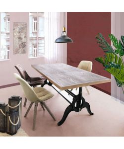 Cosma Tavolo da Giardino Boyce Rettangolare Marrone 178x86,5 cm