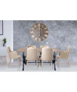 Cosma Tavolo da Giardino Boyce Rettangolare Marrone 178x86,5 cm