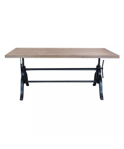 Cosma Tavolo da Giardino Boyce Rettangolare Marrone 178x86,5 cm