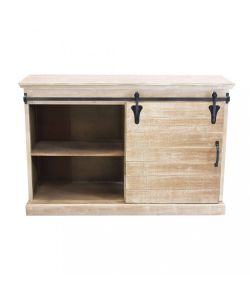 Cosma Mobile Soggiorno Stile Industriale Marrone 124x43x81,5 cm
