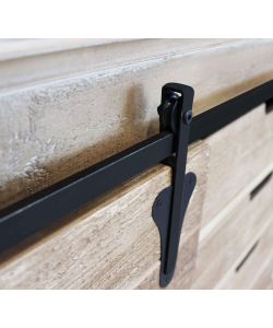 Cosma Mobile Soggiorno Stile Industriale Marrone 124x43x81,5 cm