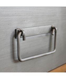 Cosma Mobile Ellery in Metallo e Legno Marrone 89x42,5x76,8 cm