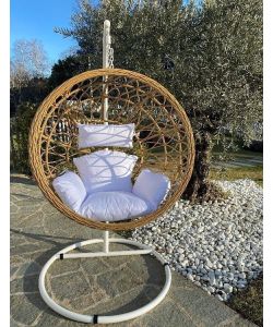 Poltrona a dondolo sospesa Orchidea