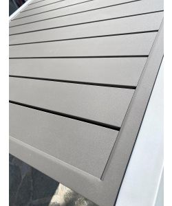 Tavolo da esterno Azalea bianco e taup