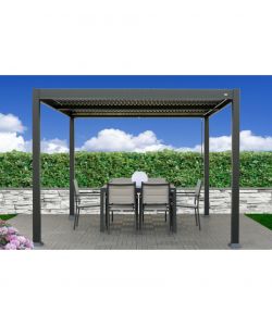 Giardini di Maggio Pergola Bioclimatica Solanum Plus - Antracite - 3x3m