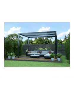 Giardini di Maggio Pergola Bioclimatica Calicantus - Antracite - 4x4x2.5m