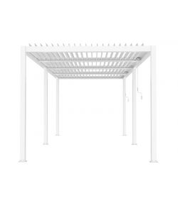 Pergola bioclimatica Calicantus Twin Bianca 7,8 x 4 x H 2,5 m
