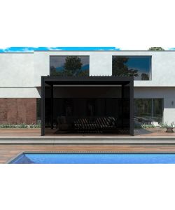 Tenda avvolgibile Calicantus Zip Screen 4 m antracite