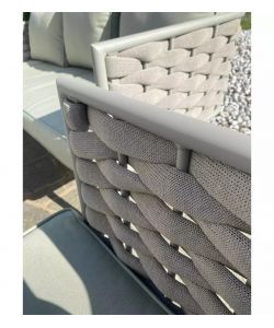 Giardini di Maggio Set da Esterno Bucaneve - Tortora con Cuscini Verdi