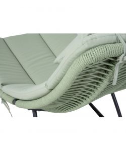 Giardini di Maggio Poltrona Dondolo Dalia Verde 126x95x90 cm Outdoor