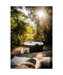 SPA Denver Idromassaggio Grigio 180 cm per 6 Persone con Funzioni Avanzate