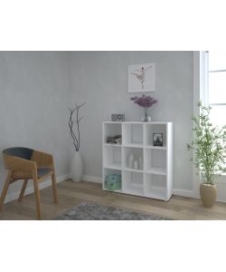 Libreria CUBO 3x3 bianco