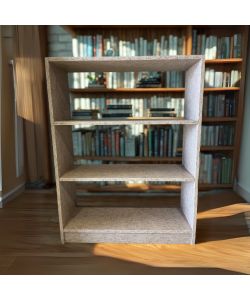 CTF Libreria Bassa Tela Ramata - 3 Ripiani 80x28x106 cm
