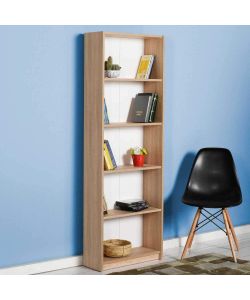 Libreria CTF Alta 6 Ripiani Tela Ramata 80x28x201 cm