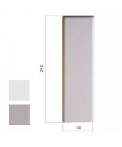 Placca Abs Cieca Grigio