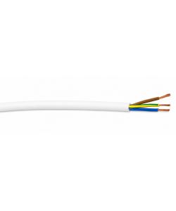 H05VV-F Cavo elettrico multipolare 3G2,5 mmq Bianco flessibile PVC