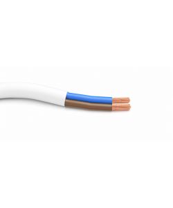 H03VVH2-F Cavo elettrico piatto 2x0,75 mmq bianco flessibile e leggero