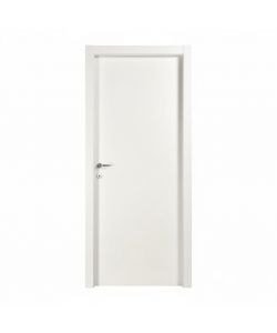 Porta Battente Bianco 210x80 cm Reversibile con Telaio MDF