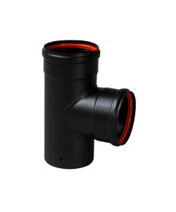 Camini Wierer Tubi Stufa - Elemento a T 90 - 80 mm