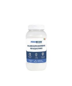 AquaBlock Polvere Assorbente 250 g Atossica per Fango e Liquidi Contaminati