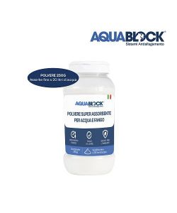 AquaBlock Polvere Assorbente 250 g Atossica per Fango e Liquidi Contaminati