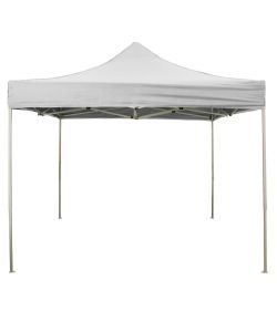 Telo laterale 2x2mt bianco impermeabile con finestra ricambio per gazebo richiudibile