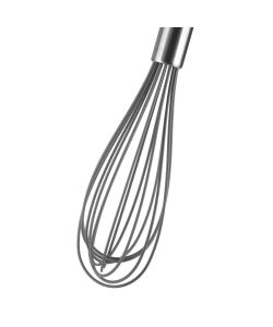 Fatto in casa Benedetta Frusta in Silicone Grigio 32 cm - Manico Inox