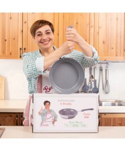 Fatto in casa da Benedetta Padella Grigia Antiaderente Induzione 24 cm