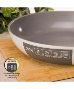 Fatto in casa da Benedetta Padella Grigia Antiaderente Induzione 28 cm