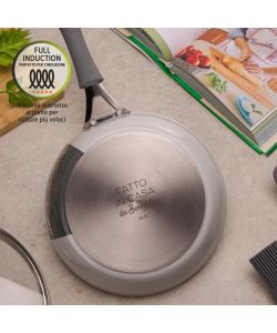 Fatto in casa da Benedetta Padella Grigia Antiaderente Induzione 28 cm