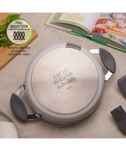 Fatto in Casa Benedetta Casseruola per Induzione con Coperchio - 20 cm