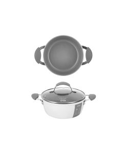 Fatto in Casa Benedetta Casseruola per Induzione con Coperchio - 20 cm