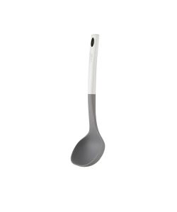 Fatto in casa Benedetta Mestolo in Silicone Grigio 32 cm - Manico Inox
