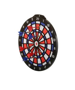 Gioco Tiro a Segno da Appendere - Bersaglio e 6 Freccette 35,5x36,7 cm