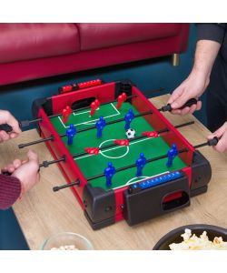 Calcetto da Tavolo - Biliardino 12 Giocatori e 1 Pallina 50x45x10 cm