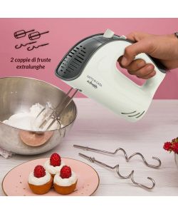 Fatto in casa Benedetta Sbattitore Elettrico 500W - Doppio Set Fruste