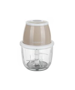 Tritatutto Elettrico Cordless Tortora 30W contenitore da 300 ml