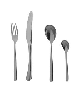 Set 24 Posate Charlotte in Acciaio Inox Elegante - per 6 persone