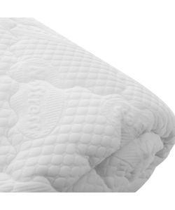 KASANOVA Topper Singolo Massaggiante Bianco 90x200 cm No Stress